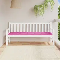 vidaXL "2026 Promotion" Gartenbank-Auflage Rosa 180x50x7 cm Oxford-Gewebe - Gartenmöbelauflagen CC21985