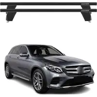 Menabo Dachträger Querträger für Mercedes GLC C253 2015-2020 ABE Alu Schwarz