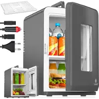 Kesser Mini Kühlschrank Kühlen & warmhalten auch als Minibar & Kühlbox für Auto
