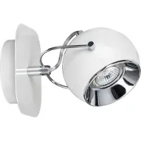 Licht-Erlebnisse Wandlampe verstellbar Spot Lampe Weiß Ø 14 cm Retro inkl. GU10 LED Wandleuchte