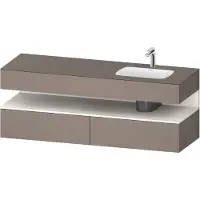 Duravit Einbauwaschtisch-Möbel-Set Qatego 160x50x60cm, Kon-WTU, B, B r, w m/ba ma