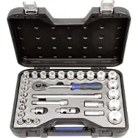 Projahn Industrie-Steckschlüsselkoffer, 1/2" Größe, 30-tlg.