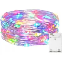 Kaufland Batteriebetriebene Leuchten 50 Led 5M Farbe - Ideal Für Partydekorationen