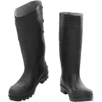 vidaXL Gummistiefel Schwarz Größe 38 PVC