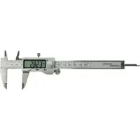 Perel Digitaler Messschieber mit großem Display - 150 mm / 6" - 0,01 mm