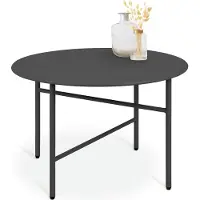 Bomoe BEISTELLTISCH Finn Ø 53/36 cm Schwarz
