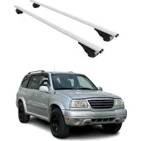 Omac Dachträger Grundtäger für Suzuki Vitara mk2 1998-2005 75kg Metall Silber 2 tlg