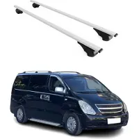 Omtec Dachträger Grundtäger für Hyundai H-1 Travel Starex 2007-2025 75kg Metall Silber