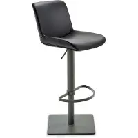 Mayer Barstuhl Sitzmöbel 1287 40 x 49 x 81 cm Stahl schwarz/schwarz 1287_14_81007