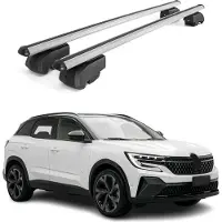 Omtec Dachträger Grundtäger für Renault Austral 2022-2025 75kg Aluminium Silber 2 tlg