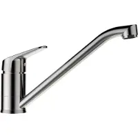 Schock Küchenarmatur mit Einhebelmischer Evinas edelstahlfinish 577000