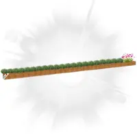 DELUKE Hochbeet aus Cortenstahl AKSEL | unten offen | Pflanzenbeet Metall Gartenbeet Blumenbeet Beet hoch Frühbeet für Garten Gemüsebeet, 1152x50x36cm