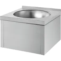 Delabie Waschtisch SXS ohne Armatur Edst. 1.4301 satiniert
