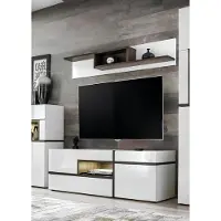 AEA Wohnzimmer Wohnwand TV-Ständer Regal Luxus Design Set Modern Möbel Neu