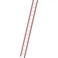 Proregal Sprossen-Anlegeleiter GFK/Alu ohne Traverse 14 Sprossen
