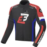 Bogotto GPX Wasserdichte Schwarz Rot Blau Motorrad Textiljacke Größe L