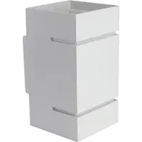 Spectrum LED Wandleuchte SQUALLA LUMO G9 IP20 Innenleuchte eckig weiß Up & Down max. 6W