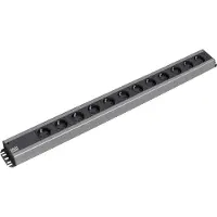 Bachmann Handwerkerleiste 12x Schutzkontakt, 2 m