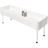 Kwc AR Werkraumbecken, SIRIUS, MIRANIT, 2000x800x600 mm, Unterbau