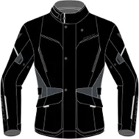 Dainese Tempest 3 D-Dry Schwarz Ebony Jacke Größe 44
