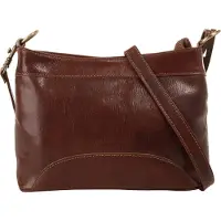 Piké Umhängetasche echt Leder, Made in Italy
