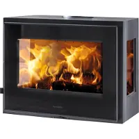 Panadero Kaminofen Java Wall Stahl schwarz 8 kW