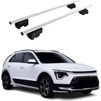 Omac Dachträger Grundtäger für Kia Niro 2021-2025 75kg Metall Silber 2 tlg