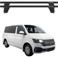 Menabo Dachträger für VW T6 T6.1 Transporter Multivan Caravelle 2015-24 Schwarz