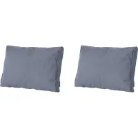 Madison - Lounge Profi-Line Manchester jeansgrau - ca. 40x60 cm - 2er-Set
