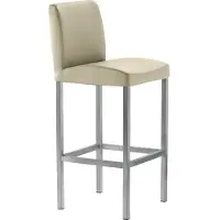 Mayer Barstuhl Sitzmöbel 1154 40 x 45 x 94 cm Stahl perlsilber/taupe