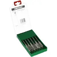 HiKOKI Holz-Flachbohrer-Set 781792 Flachfräsbohrer für alle Holzarten, Zentrierspitze, 6-teilig