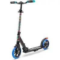 SereneLife Roller für Kinder & Erwachsene, Unisex-Tretroller, Cityroller, klappbar & höhenverstellbar, Big Wheel Scooter bis 100 kg