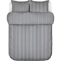 Marc O'Polo Bettwäsche Classic Stripe Navy Bio-Baumwollsatin-155 x 220 cm