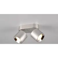 Meine Wunschleuchte LED Deckenstrahler GUAYANA Silber matt 2 flammig