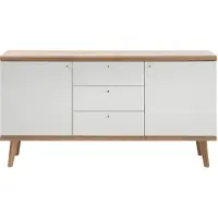 IMV Sideboard Merle - Skandinavisches Design - Eiche Riviera