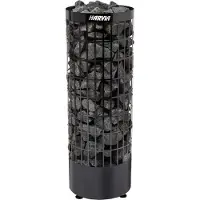 Harvia Cilindro 6,8 kW | benötigt externe Steuerung | Schwarz-Chrom