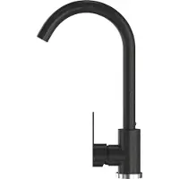 Granitan | PRESTIGE - Küchenarmatur - 360° schwenkbar - Granit-Optik - schwarz gesprenkelt - Keramikkopf