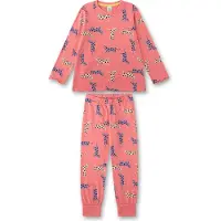 Sanetta Mädchen-Schlafanzug lang pink Leopard 104