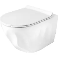 REA Wand-Wc Gustavo Rimless White 49X35,5X34Cm