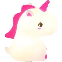 Globo Akku Tischleuchte Unicorn 1.5W RGBW weiß Kunststoff