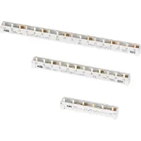 ABB PS3/60A Phasenschiene 3-phasig, 60 Pins, 10mm2 Phasenfolge L1-L2-L3-L1-... Ausbrechbare Pins 2CDL230010R1060