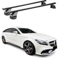 Menabo Dachträger Grundtäger für Mercedes CLS X218 2012-2017 75kg Stahl Schwarz