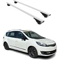 Omac Dachträger Grundtäger für Renault Scenic mk3 2009-2016 75kg Metall Silber 2 tlg