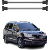 Omac Dachträger Grundtäger für Ssangyong Rodius 2013-2019 75kg Aluminium Silber 2 tlg