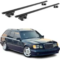 Aurilis Dachträger für Mercedes Classe E Kombi S124 1985-1995 5 tür 90kg Alu ABE Schwarz