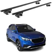 Aurilis Dachträger Gepäckträger für MG ZS EV 2017-2025 Alu Schwarz 2 tlg ABE