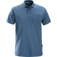 Snickers Workwear Klassisches Poloshirt Ozeanblau-L