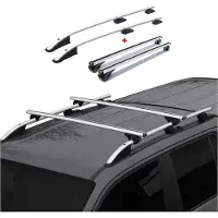 Omac Dachreling + Dachträger für Ford Transit 2014-2025 Kurzer Aluminium Silber 4x
