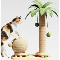 Markenlos | Spielzeug aus Sisal zum Schutz von Möbeln, Katzenspielzeug für den Innenbereich, für Familie, Freunde, Liebhaber, Geburtstag, Halloween, Outdoor, Haus,