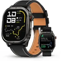 Kospet 2025 MAGIC P10 Smartwatch Herren smartwatch damen mit GPS, 50 Tagen Akkulaufzeit, 1,96-Zoll-AMOLED-Display, 5 ATM Wasserdicht mit Android IOS